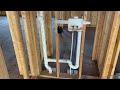 New house  plumbing rough in. Great for remodel reference.  Complete explanation.