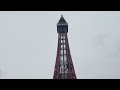 Bird's eye view Blackpool Prom - High Tide