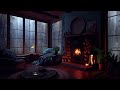 Thunderstorm & Rain Sounds | Relaxing Thunder & Lightning Cozy Room with Rainstorm for Sleep, Relax