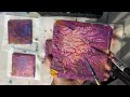 How to do a dip Technique making tea coasters Part One, Part Two a little change, mixed media art
