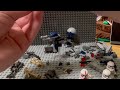 Grown man builds Star Wars set while ranting about expensive Lego.