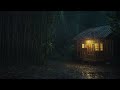 3 Hours of Rain | Fall Asleep Instantly with Rainstorm on Old House at Midnight | Relaxing, ASMR