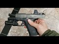 Glock 43xmos CHPWS (C&H Precision) Trijicon RMRCC direct mount optic cut.
