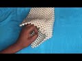 Make a pearl beaded bag with me//South African YouTuber 🇿🇦
