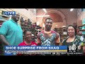 Teen reacts to Shquille O'Neal gifting him 10 pairs of shoes