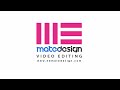 N E Matedesign Video Editing Services Logo with alternate ending