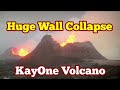 Huge Wall Collapse: Iceland KayOne Volcano Eruption Update, Grindavík Rift Valley