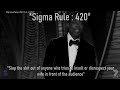 Will Smith Sigma Rule
