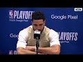 PRESS CONFERENCE: Jayson Tatum on C's responding after losing Game 2 at home to the Cavaliers