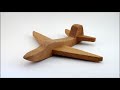 How To Make a Simple Wooden Toy Airplane ✈ - Toys For Charity