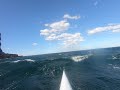 Westerly to Manly - Surf Ski through Sydney heads in a moderate Westerly wind