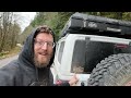 Roof Top Tent Camping in BAD Weather (Jeep Camping)