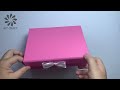 How to make a gift box from cardboard - Home DIY ideas