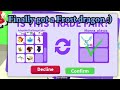 Trading From Crow To Neon Frost Dragon! FINALLY GOT a Frost Dragon!! | Adopt Me | Episode 2