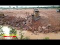 Amazing! Good Work Processing Skills Land Reclamation Best Activities By Komatsu #dozers & #trucks