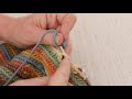 Nalbinding - Mammen Stitch Closeup
