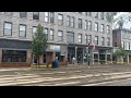 Downtown Barre, Vermont, after it flooded