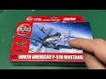 Airfix BRAND NEW Starter Set - P-51D MUSTANG REVIEW