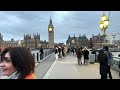 London City Tour 2024 | 4K HDR Virtual Walking Tour around the City | London Winter Walk 2024