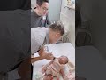 Newborn baby’s first vaccines