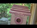 DiY Weatherproof Decoupaged Birdhouse