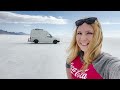 BONNEVILLE SALT FLATS | No land speed record here | Utah Adventures | Solo Female Vanlife