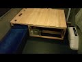 Transit Mk7 LWB Camper bed design using rollers...