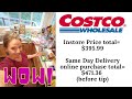 Vlog Style Costco Haul! Price difference between in store prices and same day delivery.