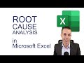How to Make Root Cause Analysis in Excel (Cell-based Fishbone or Ishikawa)