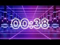 5 Minute Countdown Timer - Electronic Music [EDM] 🌃 (4K UHD)