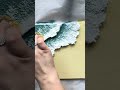 Drawing the sea with texture paste | Easy and beautiful | Repeat step by step