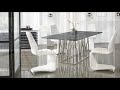 Glass Dining Table Design 2022 - Glass Dining Table Set 2022