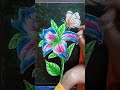 Acrylic painting flowers design