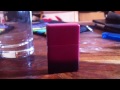 Heat sensitive (thermochromic) Custom painted zippo