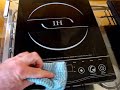 Durban cooking with dish cloth on IH GTA 12 Induction Cooker