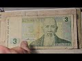 World Banknotes from a small town show | Verdi, Marco Polo, Ramses II, German Notgeld, Turkey Anthem