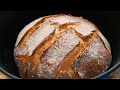 Dutch oven No Knead Bread for Beginners!