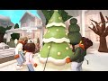 My HUSBAND FELL! *Decorating for CHRISTMAS* Roblox Bloxburg Roleplay
