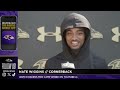 Nate Wiggins Reveals His New Nickname | Baltimore Ravens