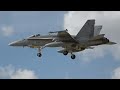 F-18 Hornet & Red Arrows Takeoff & Landing !! (Finnish Air Force)