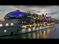 Icon of the Seas - Passing by the biggest Cruise Ship in Miami 19-Jan-2023