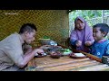 Simple village cuisine, extraordinary delicious | Water spinach, sambal , fresh vegetable