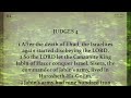 Holy Bible Audio: JUDGES 1 to 21 - With Text (Contemporary English)