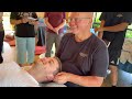 Face and head massage by Naturopath Brandon Raynor