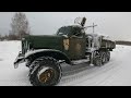 Old Soviet Military Truck START & DRIVE - ZIL 157K (1968)