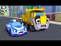 Wheels on the Bus | 🚌Little Bus Rescue Mission | Car Cartoon | Nursery Rhymes & Kids Songs | BabyBus