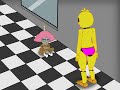 Toy chica cupcake cat break dancing meme FNAF