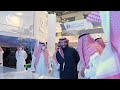 Hisham Aljamaan with HRH Crown Prince Mohammed bin Salman | WDS 2022 | Life Shield