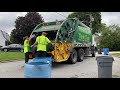 Garbage Truck On A One Stop Pack Out