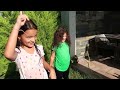 Elif Öykü ve Masal'ın Yeni DEV Su kaydırağı! Playing with Funny Kids Water Slide Compilation
